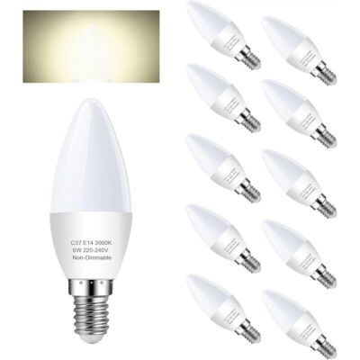 OEM Lampadina Led E14 C37 Da 5,5 W, Luce Bianca Calda 2700k, Equivalente A Una Lampadina A Incandescenza Da 60 W, 600 Lm, Angolo Del Fascio Luminoso Di 270°, Cri80, Non Dimmerabile, Confezione Da 12 OEM Lampadina Led E14 C37 Da 5,5 W, Luce Bianca Calda 2700k, Equivalente A Una Lampadina A Incandescenza Da 60 W, 600 Lm, Angolo Del Fascio Luminoso Di 270°, Cri80, Non Dimmerabile, Confezione Da 12