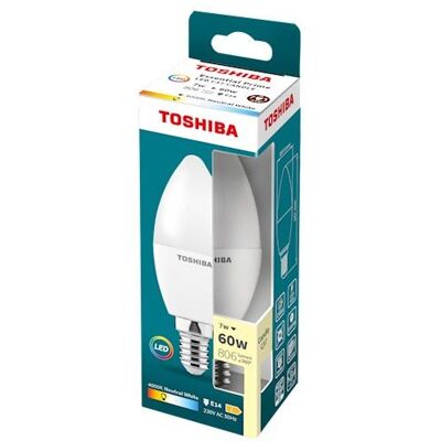 Toshiba Lampada Essential - C37 Led 7w 4000k Toshiba Lampada Essential - C37 Led 7w 4000k