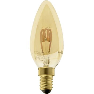 LUXRAM E14 2W 1800K - Lampadina a filamento LED LUXRAM E14 2W 1800K - Lampadina a filamento LED