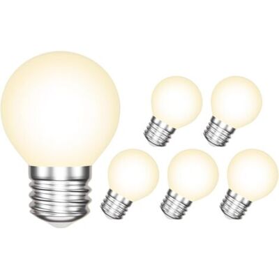 OEM Lampadina Led E27, 5w 540lm Bianco Caldo 3000k, Lampadine A Filamento Led Con Attacco A Vite E27, Equivalente A Una Lampadina Tradizionale, Angolo Del Fascio Luminoso Di 360°, Non Dimmerabile, Confezi OEM Lampadina Led E27, 5w 540lm Bianco Caldo 3000k, Lampadine A Filamento Led Con Attacco A Vite E27, Equivalente A Una Lampadina Tradizionale, Angolo Del Fascio Luminoso Di 360°, Non Dimmerabile, Confezi