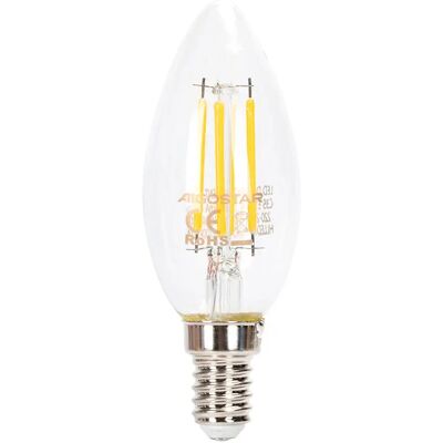 AIGOSTAR Lampada C35 Dimmerabile E14 4w 2700k AIGOSTAR Lampada C35 Dimmerabile E14 4w 2700k