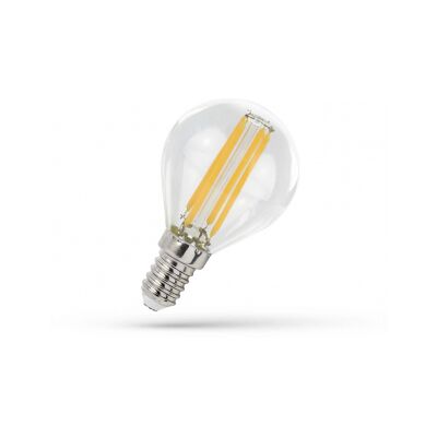Spectrum Lampadina Led Sferica Cog Ww Trasparente Woj+14071, 2700k, 4w Spectrum Lampadina Led Sferica Cog Ww Trasparente Woj+14071, 2700k, 4w