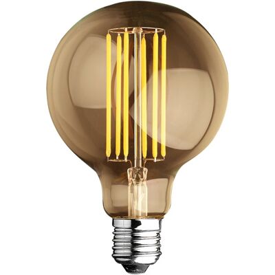 ALCAPOWER Ap95g6 Lampadina Led Globo Edison A Filamento 6w 750 Lm Luce Calda 2700°k ALCAPOWER Ap95g6 Lampadina Led Globo Edison A Filamento 6w 750 Lm Luce Calda 2700°k