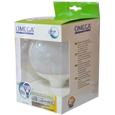 Omega Globo G125 20w E27 2000lm 4000k Omega Globo G125 20w E27 2000lm 4000k