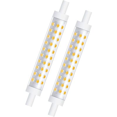 DPZO 2 Lampadine Led Dimmerabili Da 10 W R7s Da 118 Mm, Bianco Caldo 3000k, Equivalenti A Lampadine Alogene Da 100 W, Riflettore Lineare A Doppia Base Per Giardino, Spazi Pubblici, Corridoi, Lampioni Strad DPZO 2 Lampadine Led Dimmerabili Da 10 W R7s Da 118 Mm, Bianco Caldo 3000k, Equivalenti A Lampadine Alogene Da 100 W, Riflettore Lineare A Doppia Base Per Giardino, Spazi Pubblici, Corridoi, Lampioni Strad