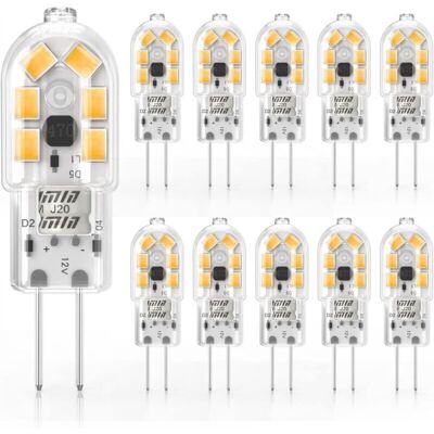 OEM Lampadine Led G4 Da 1w, Equivalenti A Una Lampada Alogena Da 10w, Luce Bianca Calda 3000k, Alimentazione Ac/dc 12v, A Risparmio Energetico, Non Dimmerabili, Senza Sfarfallio, Confezione Da 10 OEM Lampadine Led G4 Da 1w, Equivalenti A Una Lampada Alogena Da 10w, Luce Bianca Calda 3000k, Alimentazione Ac/dc 12v, A Risparmio Energetico, Non Dimmerabili, Senza Sfarfallio, Confezione Da 10