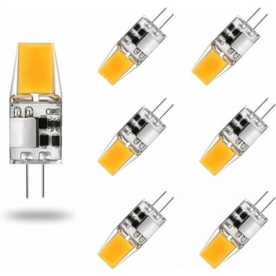 XISRENS Lampadina Led G4 Ac/dc 12v 5w Lampade Led G4 Bianco Caldo 3000k Lampadine Di Illuminazione Equivalenti A Una Lampada Alogena Da 50w Angolo Del Fascio 360° Senza Sfarfallio, Confezione Da 6, Bianco Cal XISRENS Lampadina Led G4 Ac/dc 12v 5w Lampade Led G4 Bianco Caldo 3000k Lampadine Di Illuminazione Equivalenti A Una Lampada Alogena Da 50w Angolo Del Fascio 360° Senza Sfarfallio, Confezione Da 6, Bianco Cal