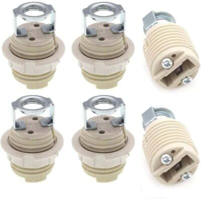 OEM Set Di 6 Portalampade G9 Con Staffa, Attacco Filettato G9 Per Lampade Alogene In Ceramica, OEM Set Di 6 Portalampade G9 Con Staffa, Attacco Filettato G9 Per Lampade Alogene In Ceramica,