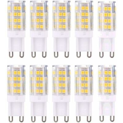 OEM Lampadine Led G9, Luce Bianca Calda 3000k 5w, Equivalenti A Lampadine Alogene Da 40w, 420 Lumen, Non Dimmerabili, Confezione Da 10 OEM Lampadine Led G9, Luce Bianca Calda 3000k 5w, Equivalenti A Lampadine Alogene Da 40w, 420 Lumen, Non Dimmerabili, Confezione Da 10