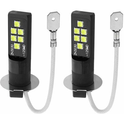 OEM Lampade Led H3 80w Per Nebbia, Coppia, 6000-6500k, Luce Diurna – Nere OEM Lampade Led H3 80w Per Nebbia, Coppia, 6000-6500k, Luce Diurna – Nere