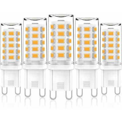 OEM Lampadina Led G9 3,2 W Bianco Caldo 2700 K, Lampadine Led G9 420 Lm, Equivalente A Lampadina Alogena Da 28 W 40 W, Lampadine Led G9 A Mais Per Lampada Da Tavolo, Anti-sfarfallio, Ca 100-265 V, (5 Pezz OEM Lampadina Led G9 3,2 W Bianco Caldo 2700 K, Lampadine Led G9 420 Lm, Equivalente A Lampadina Alogena Da 28 W 40 W, Lampadine Led G9 A Mais Per Lampada Da Tavolo, Anti-sfarfallio, Ca 100-265 V, (5 Pezz
