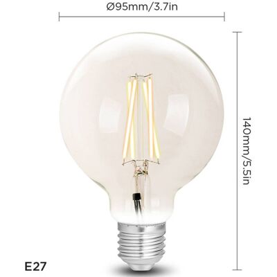 Lampadina LED intelligente WiZ E27 Dimmerabile - Luce LED - Bianco Lampadina LED intelligente WiZ E27 Dimmerabile - Luce LED - Bianco