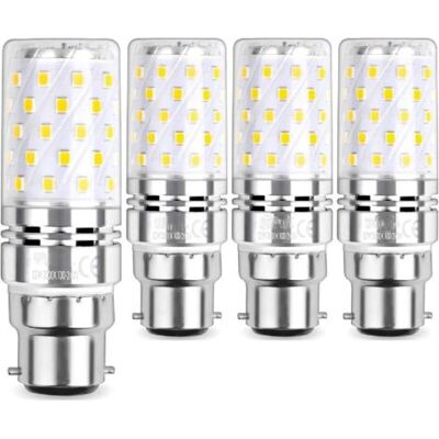 OEM Lampadina Led A Mais Da 12w, Equivalente A Una Lampadina A Incandescenza Da 100w, Attacco A Baionetta B22, Luce Bianca Calda 3000k, 1450lm, Confezione Da 4 OEM Lampadina Led A Mais Da 12w, Equivalente A Una Lampadina A Incandescenza Da 100w, Attacco A Baionetta B22, Luce Bianca Calda 3000k, 1450lm, Confezione Da 4