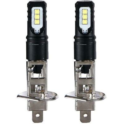 KEEMOTE 2x H1 6000k Super Bright White 6000lm Drl Kit De Phares À Led Faisceau De Route KEEMOTE 2x H1 6000k Super Bright White 6000lm Drl Kit De Phares À Led Faisceau De Route