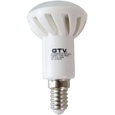 GTV Lampadina Ld-r5060w-30 6w 470 Lumen Bianco Caldo GTV Lampadina Ld-r5060w-30 6w 470 Lumen Bianco Caldo