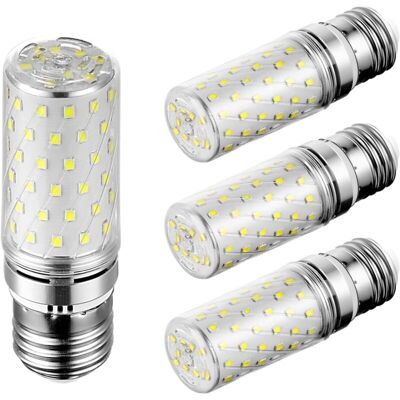 OEM Confezione Da 4 Lampadine Led E27, Bianco Freddo, 12w, Equivalenti A 100w Di Illuminazione, Lampadine Led Per Interni, 6000k, 1450lm, Senza Sfarfallio, Attacco A Vite E27 Grande, Mais OEM Confezione Da 4 Lampadine Led E27, Bianco Freddo, 12w, Equivalenti A 100w Di Illuminazione, Lampadine Led Per Interni, 6000k, 1450lm, Senza Sfarfallio, Attacco A Vite E27 Grande, Mais