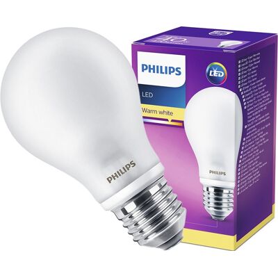 Philips Lampadina Led E27 A60 4,5w = 40w 470lm 2700k Luce Calda 300° Philips Lampadina Led E27 A60 4,5w = 40w 470lm 2700k Luce Calda 300°