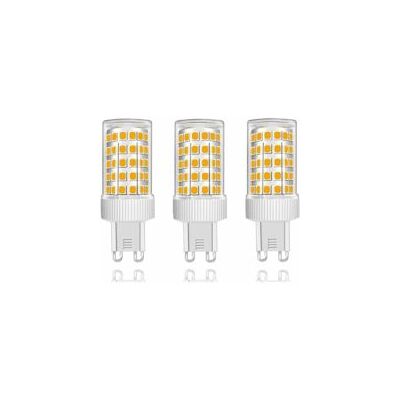 OEM Confezione Da 3 Lampadine Led G9 Da 10w, Equivalenti A Una Lampadina Alogena Da 150w, 86 Led, 1000 Lm, Angolo Del Fascio Luminoso Di 360°, Ultra Luminose, Ac220-240v, Non Dimmerabili, Bianco Caldo 300 OEM Confezione Da 3 Lampadine Led G9 Da 10w, Equivalenti A Una Lampadina Alogena Da 150w, 86 Led, 1000 Lm, Angolo Del Fascio Luminoso Di 360°, Ultra Luminose, Ac220-240v, Non Dimmerabili, Bianco Caldo 300