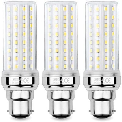 OEM Lampadine Led A Forma Di Pannocchia Da 20w, Equivalenti A Lampade A Incandescenza Da 150w, 2300lm, Luce Bianca Calda 3000k, Attacco A Baionetta B22, Confezione Da 3 OEM Lampadine Led A Forma Di Pannocchia Da 20w, Equivalenti A Lampade A Incandescenza Da 150w, 2300lm, Luce Bianca Calda 3000k, Attacco A Baionetta B22, Confezione Da 3