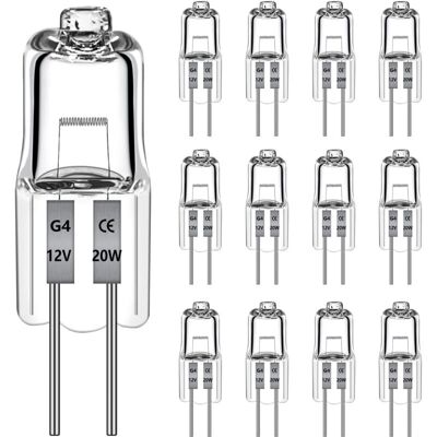 XISRENS 12 Lampadine Alogene G4 12v 20w 470lm, Dimmerabili, Luce Bianca Calda 2700k, Ideali Per Cappe Aspiranti, Cucina, Soggiorno, Camera Da Letto, Illuminazione Di Armadi E Altro Ancora [classe Energetica C XISRENS 12 Lampadine Alogene G4 12v 20w 470lm, Dimmerabili, Luce Bianca Calda 2700k, Ideali Per Cappe Aspiranti, Cucina, Soggiorno, Camera Da Letto, Illuminazione Di Armadi E Altro Ancora [classe Energetica C