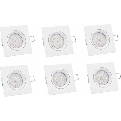 OEM Set Di 6 Faretti Da Incasso A Soffitto Dimmerabili OEM Set Di 6 Faretti Da Incasso A Soffitto Dimmerabili