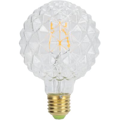 OEM Lampadina Retro G95 E27, Forma Unica, Lampada A Filamento Vintage, 4w 220v, 360lm, Luce Calda E Trasparente OEM Lampadina Retro G95 E27, Forma Unica, Lampada A Filamento Vintage, 4w 220v, 360lm, Luce Calda E Trasparente