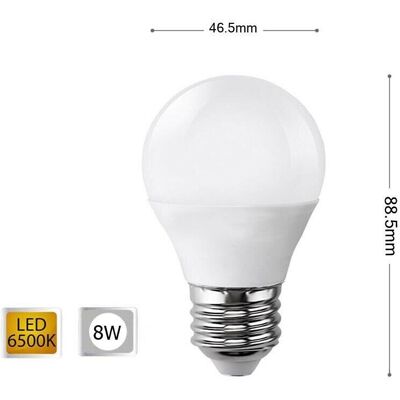 UNIVERSO Lampadina Led 8w Lampadine A Sfera Luce Bianca E27 8 W G45 UNIVERSO Lampadina Led 8w Lampadine A Sfera Luce Bianca E27 8 W G45