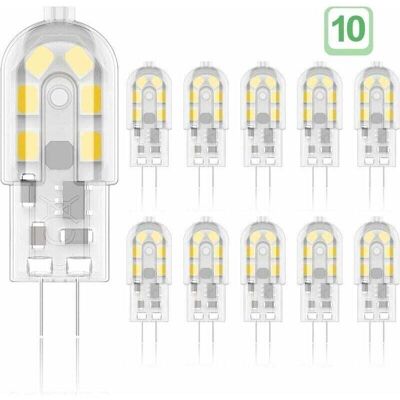 OEM Lampadina Led G4 Da 3w, Equivalente A Una Lampadina Alogena, Luce Bianca Calda 3000k, 200 Lm, 12 Led Smd, 12v Ac/dc - Confezione Da 10 OEM Lampadina Led G4 Da 3w, Equivalente A Una Lampadina Alogena, Luce Bianca Calda 3000k, 200 Lm, 12 Led Smd, 12v Ac/dc - Confezione Da 10