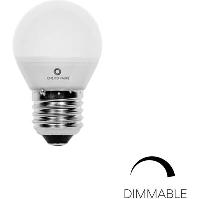 BENEITO FAURE Lampadina Led Sferica 5,5w E27 Dimmable Retrofit Con Fascio Luminoso A 360 Gradi, Temperatura Colore 2700k Luce Calda - Beneito & Faure BENEITO FAURE Lampadina Led Sferica 5,5w E27 Dimmable Retrofit Con Fascio Luminoso A 360 Gradi, Temperatura Colore 2700k Luce Calda - Beneito & Faure