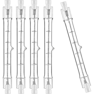 LIIYIELA Confezione Da 5 Lampadine Alogene R7s Da 118 Mm, 100 W, 230 V, Alogena R7s Da 118 Mm, Lampada Alogena Dimmerabile Per Faretti Da Costruzione, Illuminazione Di Spazi Di Lavoro E Di Paesaggio, Illuminaz LIIYIELA Confezione Da 5 Lampadine Alogene R7s Da 118 Mm, 100 W, 230 V, Alogena R7s Da 118 Mm, Lampada Alogena Dimmerabile Per Faretti Da Costruzione, Illuminazione Di Spazi Di Lavoro E Di Paesaggio, Illuminaz