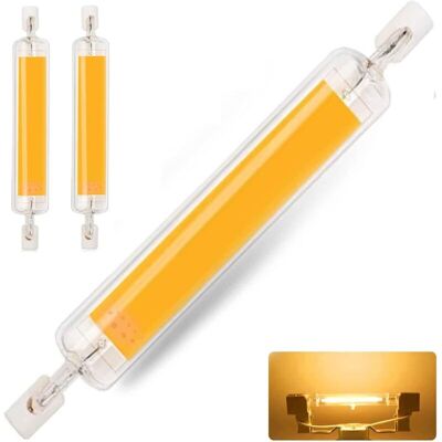 OEM Confezione Da 2 Lampadine Led R7s, 78 Mm, Dimmerabili, Bianco Caldo 3000k, 1000lm, Senza Sfarfallio, Lampadina Cob R7s Da 10w OEM Confezione Da 2 Lampadine Led R7s, 78 Mm, Dimmerabili, Bianco Caldo 3000k, 1000lm, Senza Sfarfallio, Lampadina Cob R7s Da 10w