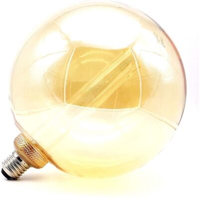 F-BRIGHT Ampolla Led Decorativa E27 4 W 1800 K, Globo G200 In Vetro Oro F-BRIGHT Ampolla Led Decorativa E27 4 W 1800 K, Globo G200 In Vetro Oro