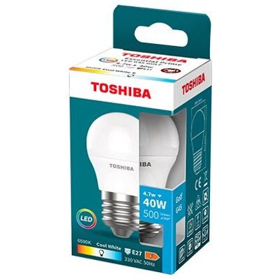 Toshiba Lampadina G45 Led 4.7w 6500k Toshiba Lampadina G45 Led 4.7w 6500k