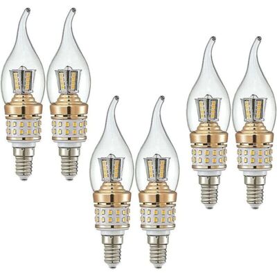 OEM Lampadine Led A Candela E14 Da 10w, Piccole Lampadine A Vite Con Attacco A Candelabro, Non Dimmerabili, Luce Bianca Calda 3000k, Lampade Vintage A Risparmio Energetico (equivalenti A 90w), Confezione OEM Lampadine Led A Candela E14 Da 10w, Piccole Lampadine A Vite Con Attacco A Candelabro, Non Dimmerabili, Luce Bianca Calda 3000k, Lampade Vintage A Risparmio Energetico (equivalenti A 90w), Confezione