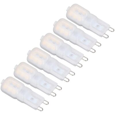 YOTOWN Confezione Da 6 Lampadine G9 Da 3w Dimmerabili – 360° – A Risparmio Energetico – Per Ventilatori Da Soffitto/armadietti – Luce Bianca Naturale 220-240v YOTOWN Confezione Da 6 Lampadine G9 Da 3w Dimmerabili – 360° – A Risparmio Energetico – Per Ventilatori Da Soffitto/armadietti – Luce Bianca Naturale 220-240v