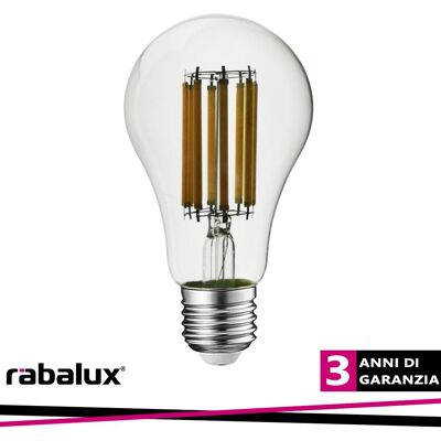 RABALUX Fil. Led, E27 A70, 18w, 2452lm, 3000k - Luce Calda RABALUX Fil. Led, E27 A70, 18w, 2452lm, 3000k - Luce Calda
