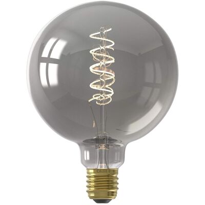 Calex Lampadina A Filamento E27 G125 Led 2100k Molto Calda Dimmerabile Con Finitura In Titanio 4w E27/es 240v Calex Lampadina A Filamento E27 G125 Led 2100k Molto Calda Dimmerabile Con Finitura In Titanio 4w E27/es 240v