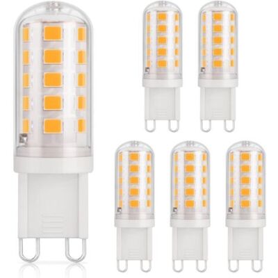 OEM Lampadina Led G9 Da 3w 430lm Equivalente A Una Alogena Da 40w, Luce Bianca Calda 3000k, 220-240v, Cri 85, Attacco In Ceramica A Risparmio Energetico, Non Dimmerabile, Attacco G9 Standard, Confezione D OEM Lampadina Led G9 Da 3w 430lm Equivalente A Una Alogena Da 40w, Luce Bianca Calda 3000k, 220-240v, Cri 85, Attacco In Ceramica A Risparmio Energetico, Non Dimmerabile, Attacco G9 Standard, Confezione D