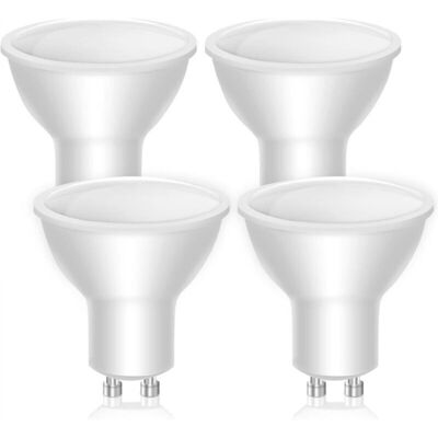 OEM Lampadine Led Gu10, Equivalenti A Una Lampadina Alogena Spot Da 40 W, Lampadine A Risparmio Energetico Da 5 W, 400 Lm, Luce Bianca Calda, Angolo Del Fascio Luminoso Di 120°, Confezione Da 4 OEM Lampadine Led Gu10, Equivalenti A Una Lampadina Alogena Spot Da 40 W, Lampadine A Risparmio Energetico Da 5 W, 400 Lm, Luce Bianca Calda, Angolo Del Fascio Luminoso Di 120°, Confezione Da 4