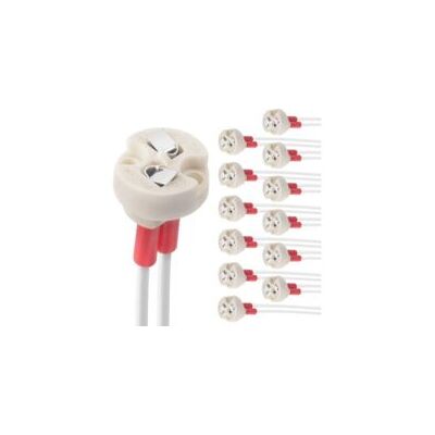 OEM Portalampada Con Corpo In Ceramica Per Lampade Alogene E A Incandescenza (12 Pezzi) Con Attacco A Due Pin, G4, Gu5.3, G6.35, Gy6.35, Gx5.3 Mr16, Gz4 Mr11. OEM Portalampada Con Corpo In Ceramica Per Lampade Alogene E A Incandescenza (12 Pezzi) Con Attacco A Due Pin, G4, Gu5.3, G6.35, Gy6.35, Gx5.3 Mr16, Gz4 Mr11.