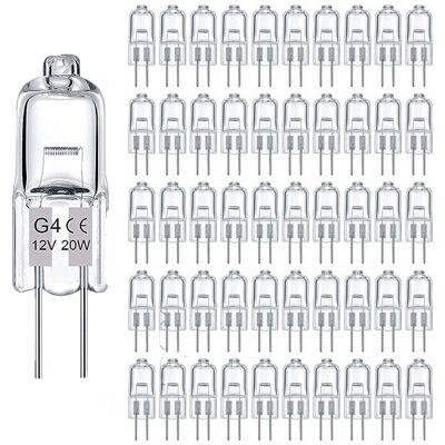 BEXTCOK Set Da 100 Lampadine Alogene G4 – 12v 20w – 280 Lumen – Bianco Caldo 2800k – Dimmerabili – Illuminazione Domestica E Commerciale BEXTCOK Set Da 100 Lampadine Alogene G4 – 12v 20w – 280 Lumen – Bianco Caldo 2800k – Dimmerabili – Illuminazione Domestica E Commerciale