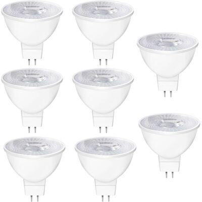 DPZO Lampadine Led Gu5.3 Mr16 12v, Equivalenti A Lampadine Tradizionali Da 50w, Bianco Caldo 2700k, 550lm, Angolo Del Fascio 38°, Lampadine Spot Led Mr16 12v Ac/dc, Lampada Riflettore Non Dimmerabile, Conf DPZO Lampadine Led Gu5.3 Mr16 12v, Equivalenti A Lampadine Tradizionali Da 50w, Bianco Caldo 2700k, 550lm, Angolo Del Fascio 38°, Lampadine Spot Led Mr16 12v Ac/dc, Lampada Riflettore Non Dimmerabile, Conf