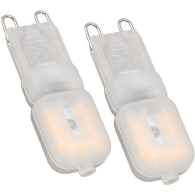 YOTOWN Confezione Da 2 Lampadine G9 – 3w 270lm – 14 Led – Alluminio – Dimmerabili – Alta Luminosità – 220v – Di Ricambio YOTOWN Confezione Da 2 Lampadine G9 – 3w 270lm – 14 Led – Alluminio – Dimmerabili – Alta Luminosità – 220v – Di Ricambio