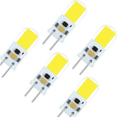 OEM Lampadina Led G6.35, Gy6.35 Led, 2 W, Ac, Dc, 12 V, Alta Luminosità, Equivalente A Una Lampada Alogena Da 20 Watt, Bianco Freddo 6000 K (confezione Da 5) - Crezuo OEM Lampadina Led G6.35, Gy6.35 Led, 2 W, Ac, Dc, 12 V, Alta Luminosità, Equivalente A Una Lampada Alogena Da 20 Watt, Bianco Freddo 6000 K (confezione Da 5) - Crezuo