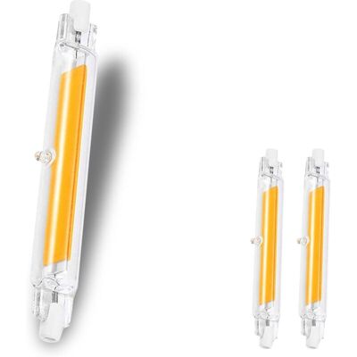 XISRENS Lampadine Led R7s Da 118 Mm, Dimmerabili, 20 W, Luce Bianca Calda 3000 K, 2000 Lm, 220-240 V Ca, Illuminazione A 360°, Confezione Da 2 XISRENS Lampadine Led R7s Da 118 Mm, Dimmerabili, 20 W, Luce Bianca Calda 3000 K, 2000 Lm, 220-240 V Ca, Illuminazione A 360°, Confezione Da 2