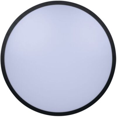 SILVER ELECTRONICS Plafoniera Led 36w Cct Round Black Silver Hydra 490507 SILVER ELECTRONICS Plafoniera Led 36w Cct Round Black Silver Hydra 490507