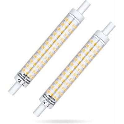 DPZO Lampada A Fascio Largo R7s Con Dissipatore Di Calore In Ceramica, Dimmerabile A 360°, 10 W, 220–240 V, Luce Bianca Calda (3000 K) DPZO Lampada A Fascio Largo R7s Con Dissipatore Di Calore In Ceramica, Dimmerabile A 360°, 10 W, 220–240 V, Luce Bianca Calda (3000 K)