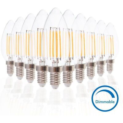 ARUM LIGHTING - LED E14 4W Dimmer Filamento 2700K - Base E14 - 2700K - Set LED ARUM LIGHTING - LED E14 4W Dimmer Filamento 2700K - Base E14 - 2700K - Set LED