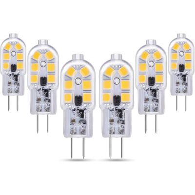 OEM Lampada Led G4 12v 2w, Luce Bianca Calda 3000k, 200lm, Equivalente A Una Lampada Alogena G4 Da 10w O 20w, Non Dimmerabile, Interfaccia Ac/dc A Doppio Pin G4 12v, Adatta Per Lampadari, Lampade Da Tavol OEM Lampada Led G4 12v 2w, Luce Bianca Calda 3000k, 200lm, Equivalente A Una Lampada Alogena G4 Da 10w O 20w, Non Dimmerabile, Interfaccia Ac/dc A Doppio Pin G4 12v, Adatta Per Lampadari, Lampade Da Tavol