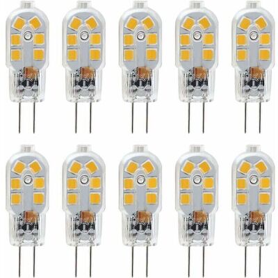 XISRENS Lampadina Led Lablanc G4 12v, Equivalente A Una Lampada Alogena Da 10w (2w), Senza Sfarfallio, 200lm, Luce Bianca Calda 3000k, Angolo Del Fascio Luminoso Di 360°, Non Dimmerabile, Confezione Da 10 XISRENS Lampadina Led Lablanc G4 12v, Equivalente A Una Lampada Alogena Da 10w (2w), Senza Sfarfallio, 200lm, Luce Bianca Calda 3000k, Angolo Del Fascio Luminoso Di 360°, Non Dimmerabile, Confezione Da 10